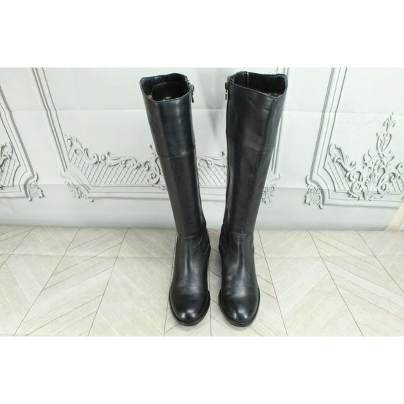Franco Sarto Black Knee-High Boots - Picture 5 of 12